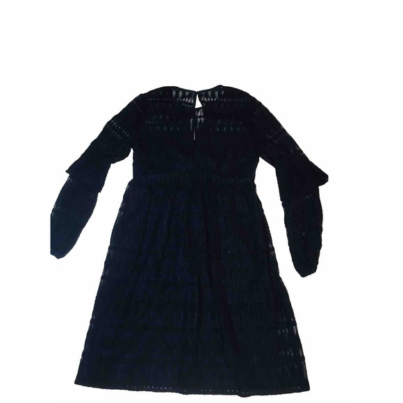 Trina Turk Dresses & Skirts - TRINA TURK Wynton Dress Sz 6 Long‎ Sleeve Lace Navy Cocktail Party Dress Wedding